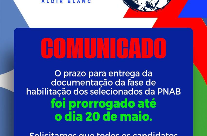  Comunicado: PNAB